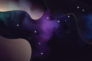 a Gradient colorful background with bubbles vector