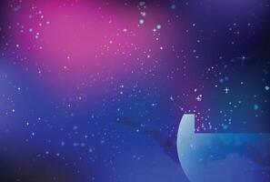 a Gradient colorful background with bubbles vector