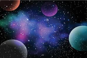 a Gradient colorful background with bubbles vector