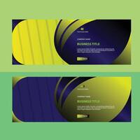 Web Banner Template Design vector