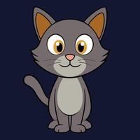 cat art design vector