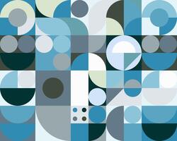 Abstract colorful geometric design. Beautiful cool colors. vector
