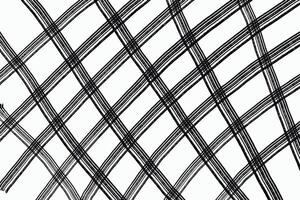 Texture of black marker strokes as an abstract background or pattern. Black abstract hand painted brush strokes. Strokes of black paint isolated on a white vector