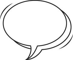 hand drawn speech bubble, ellements illustration vector