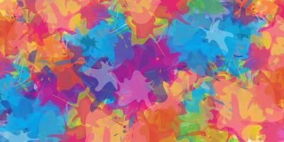Abstract rainbow splashes background design. vector