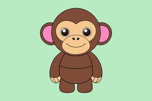 Stunning Chimpanzee Graphic Design Element for Creative Projects, Perfect for digital and print use. vector