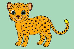 Stunning Cheetah Graphic Design Element for Creative Projects. Stunning cheetah graphic. Perfect for digital and print use. vector