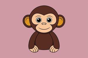 Stunning Chimpanzee Graphic Design Element for Creative Projects, Perfect for digital and print use. vector