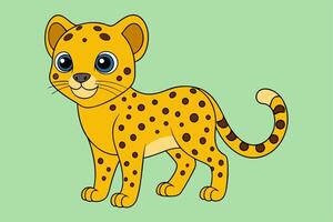Stunning Cheetah Graphic Design Element for Creative Projects. Stunning cheetah graphic. Perfect for digital and print use. vector