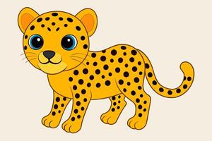 Stunning Cheetah Graphic Design Element for Creative Projects. Stunning cheetah graphic. Perfect for digital and print use. vector