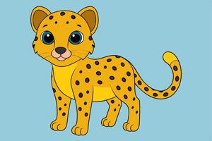 Stunning Cheetah Graphic Design Element for Creative Projects. Stunning cheetah graphic. Perfect for digital and print use. vector