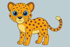Stunning Cheetah Graphic Design Element for Creative Projects. Stunning cheetah graphic. Perfect for digital and print use. vector