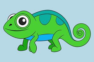 Stunning Chameleon Graphic Design Element for Creative Projects, Perfect for digital and print use. vector