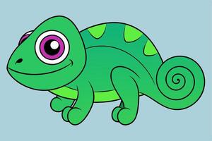 Stunning Chameleon Graphic Design Element for Creative Projects, Perfect for digital and print use. vector