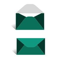 Envelope Design 3D Template , 3D Envelope, vector