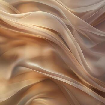 Flowing waves of fabric, gently undulating and rippling, with a soft, silk-like texture background photo