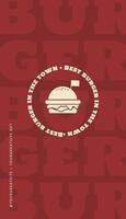 food and beverage vertical business card design template