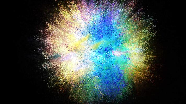 holi flash animation