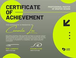 Professional Certificate Template