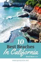 Summer Best Beaches Pinterest Graphic template