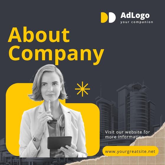 about us company linkedin post