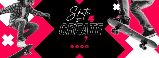 Skater Community Social Media Cover template