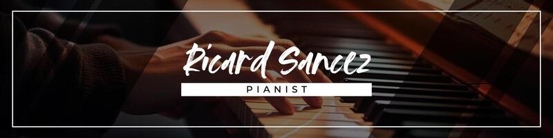 Pianist Linkedin Banner template