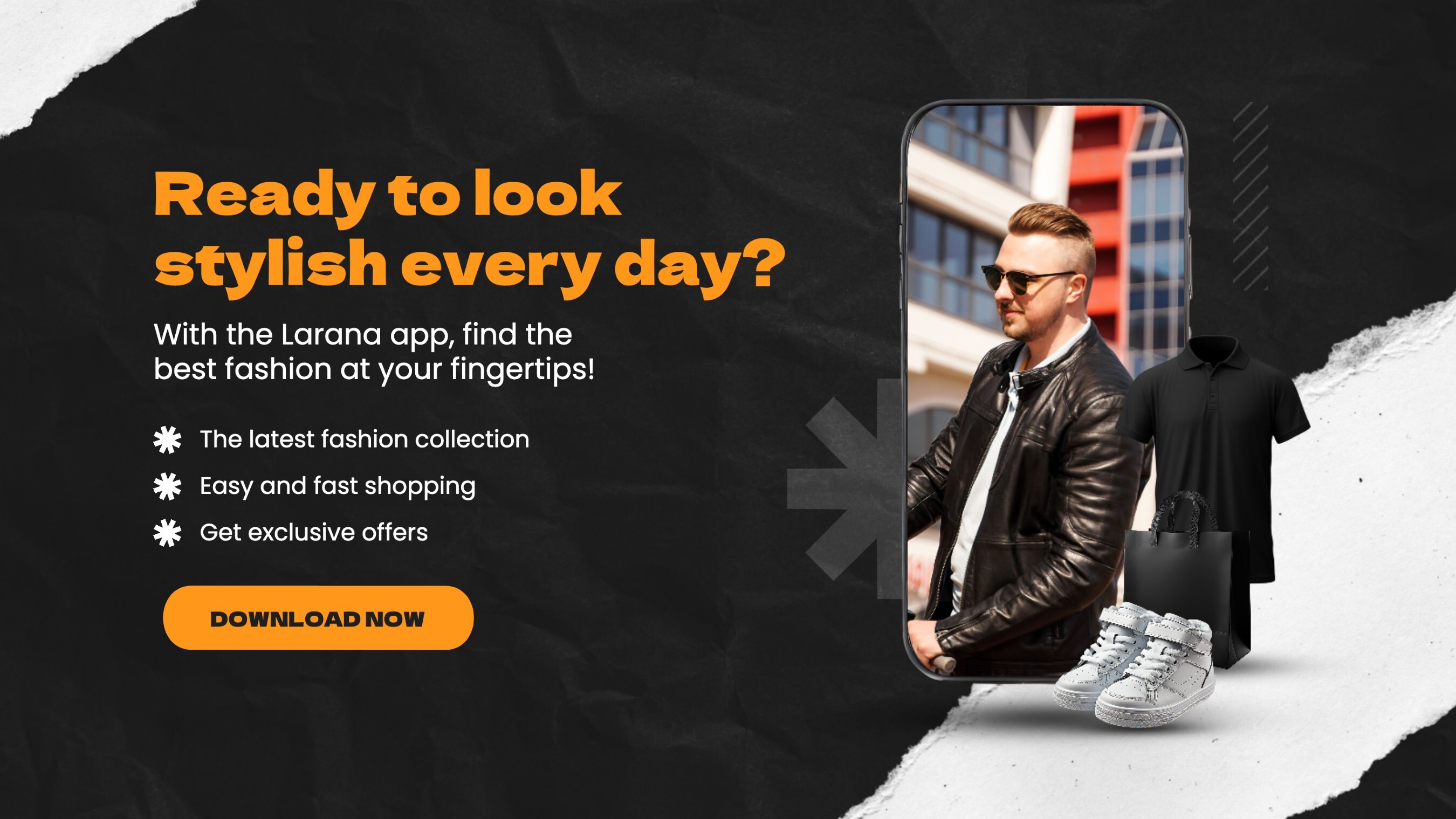 orange black fashion apps download