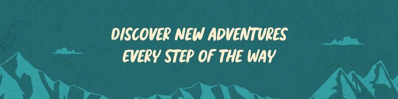 hiking linkedin banner template