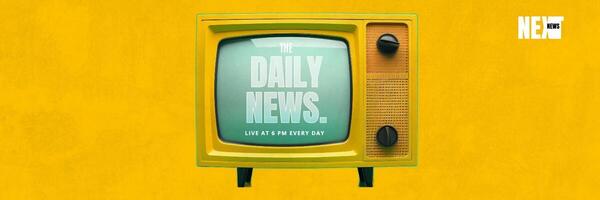 news twitter header for social media template