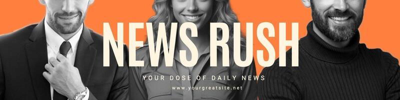 news sport linkedin banner template