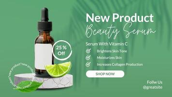 New Product Twitter Post template
