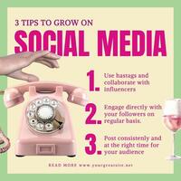 linkedin post tips and trick social media template