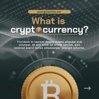 Crypto Education Linkedin Post Template