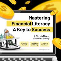 LinkedIn Post - Financial Literacy template