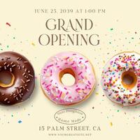 Grand opening shop for instagram post template
