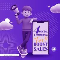 4 Social Commerce Tips to Boost Sales for Instagram Carousel Post template
