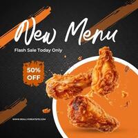 Instagram Post - Flash Sale Fast Food template