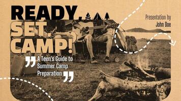 A Teen's Guide to Summer Camp Preparation Presentation Template