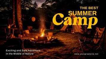 Summer Camp presentation ideas template