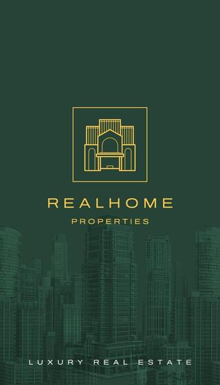 minimalist real estate business card vertical design ideas