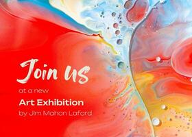 Art Exhibition Invitation Card template