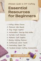 Ultimate Guide to DIY Crafting for Beginners template