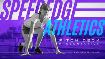 Sport Shoes Company Pitch Deck Presentation Template