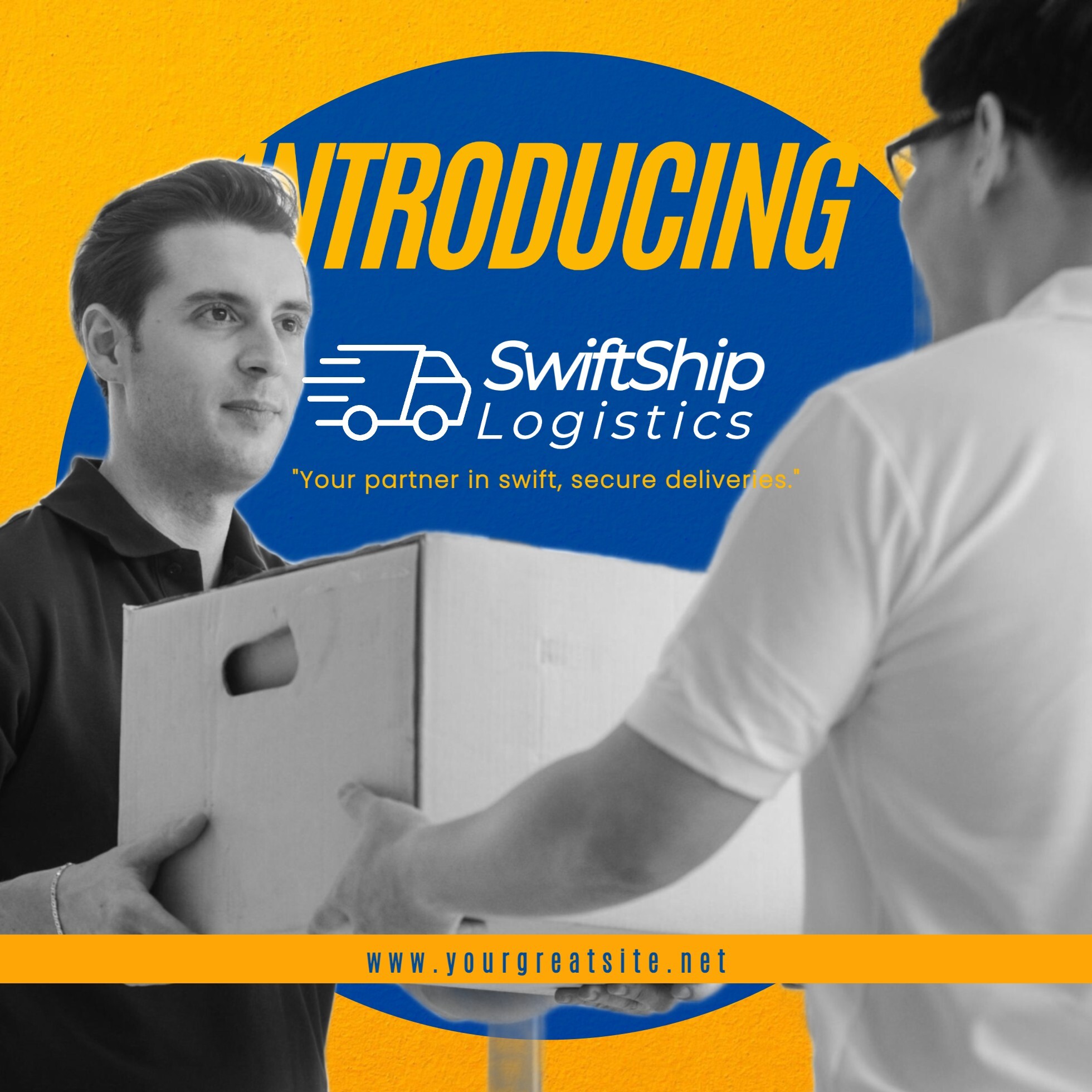 Courier Company Profile Post for Linkedin
