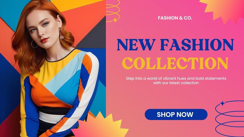 Colorful New Collection Twitter Post