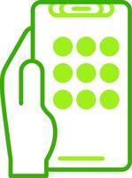 Apps Green Tone Icon vector