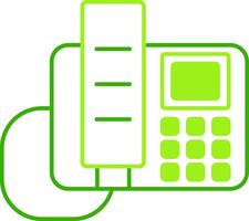 LandGreen Tone Phone Green Tone Icon vector