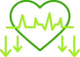 Blood Pressure Drop Green Tone Icon vector