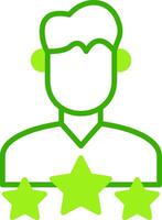 User Experience Green Tone Icon vector